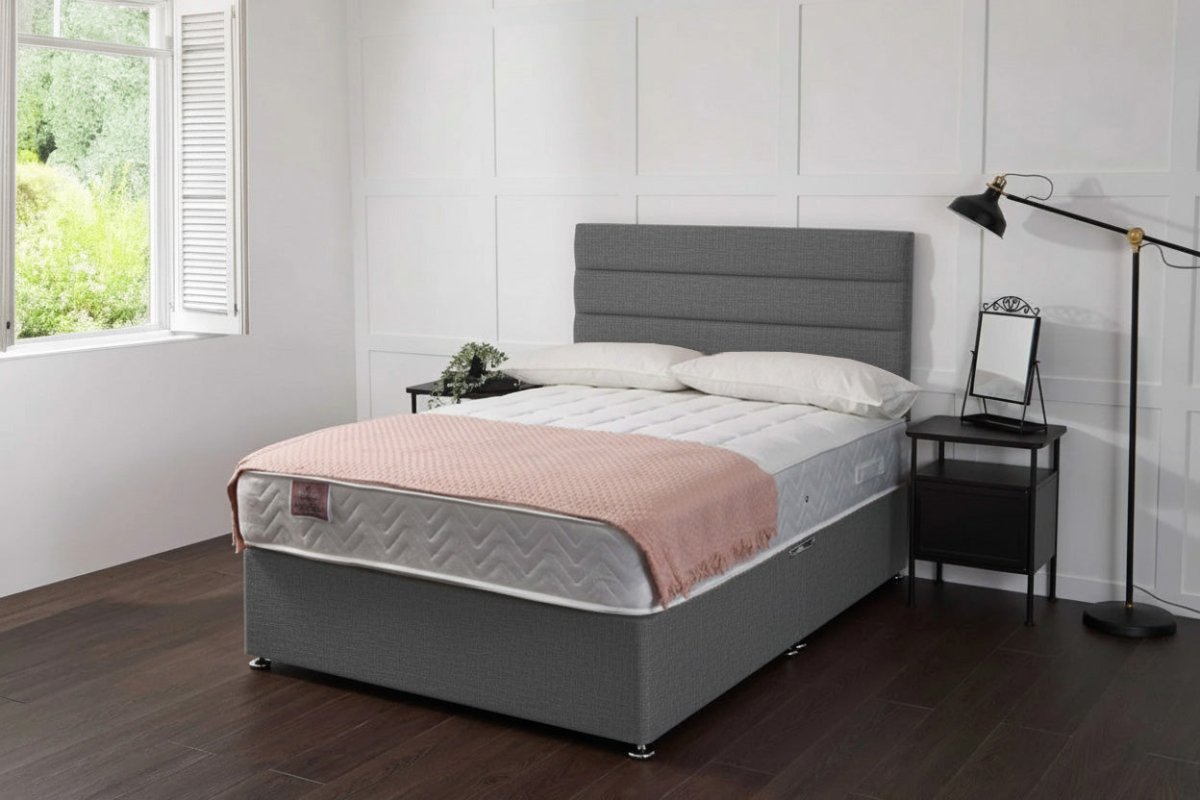 Taurus Bed Set With 1000 Pocket Sprung Mattress colours - Divan Bed With Mattress - Midas Beds