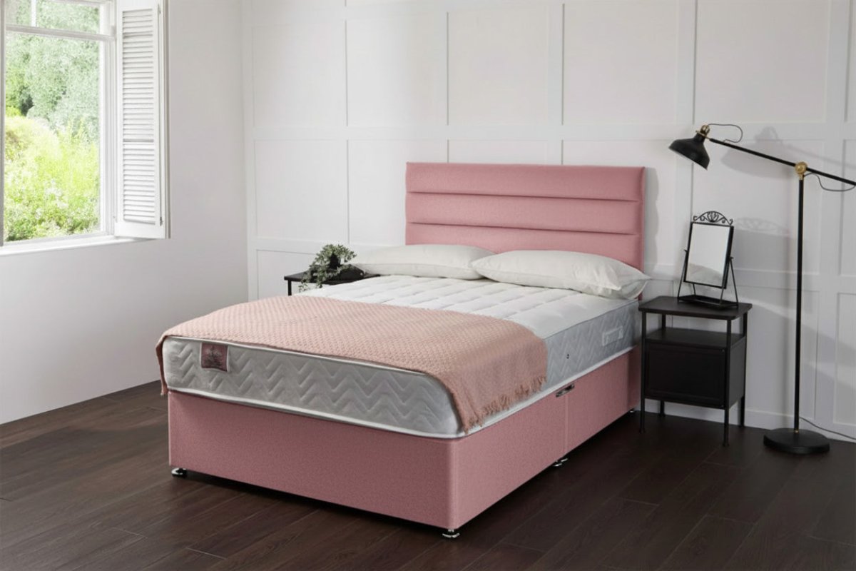 Taurus Bed Set With 1000 Pocket Sprung Mattress colours - Divan Bed With Mattress - Midas Beds