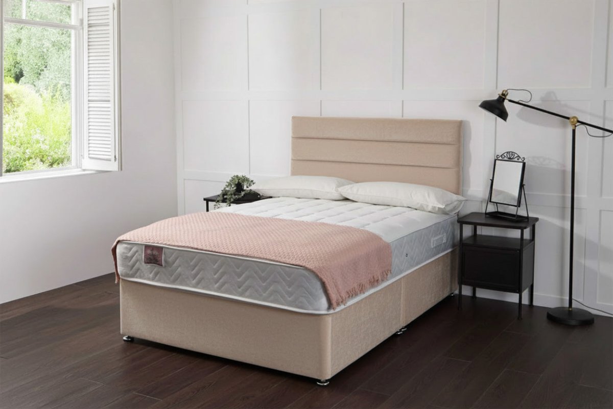Taurus Bed Set With 1000 Pocket Sprung Mattress colours - Divan Bed With Mattress - Midas Beds