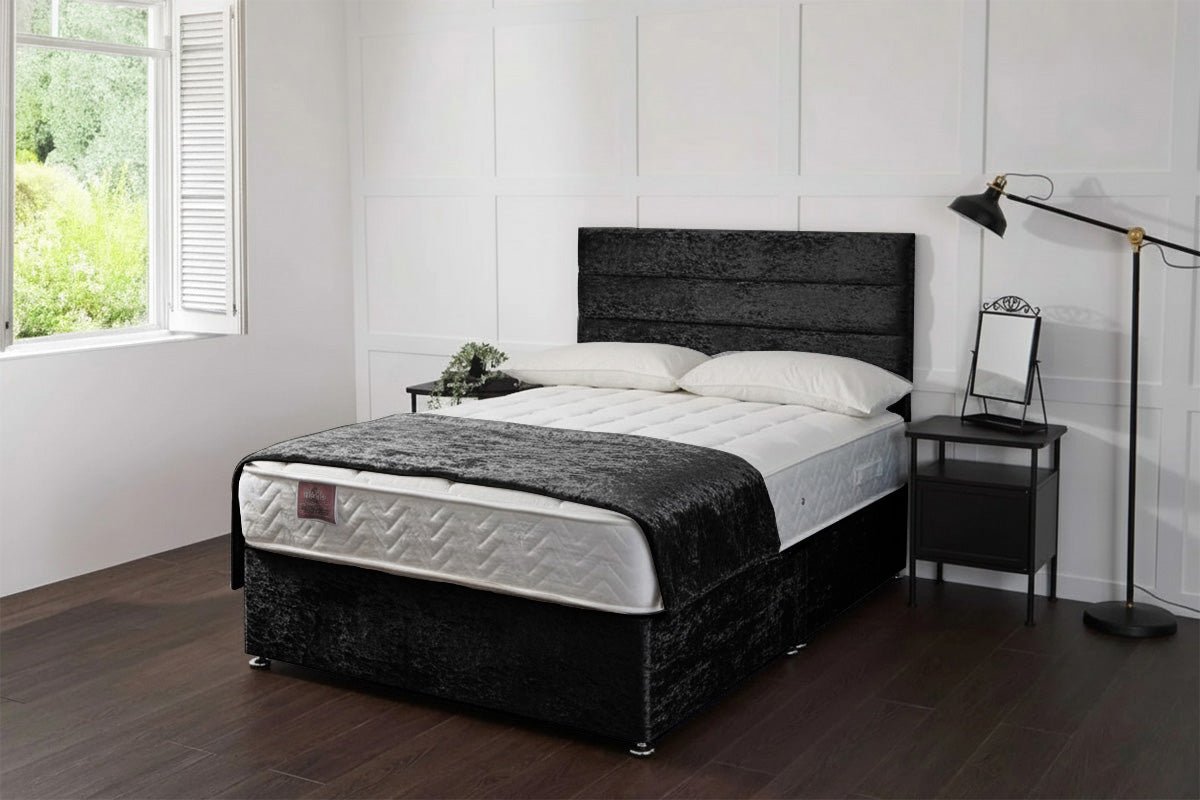 Taurus Bed Set With 1000 Pocket Sprung Mattress colours - Divan Bed With Mattress - Midas Beds