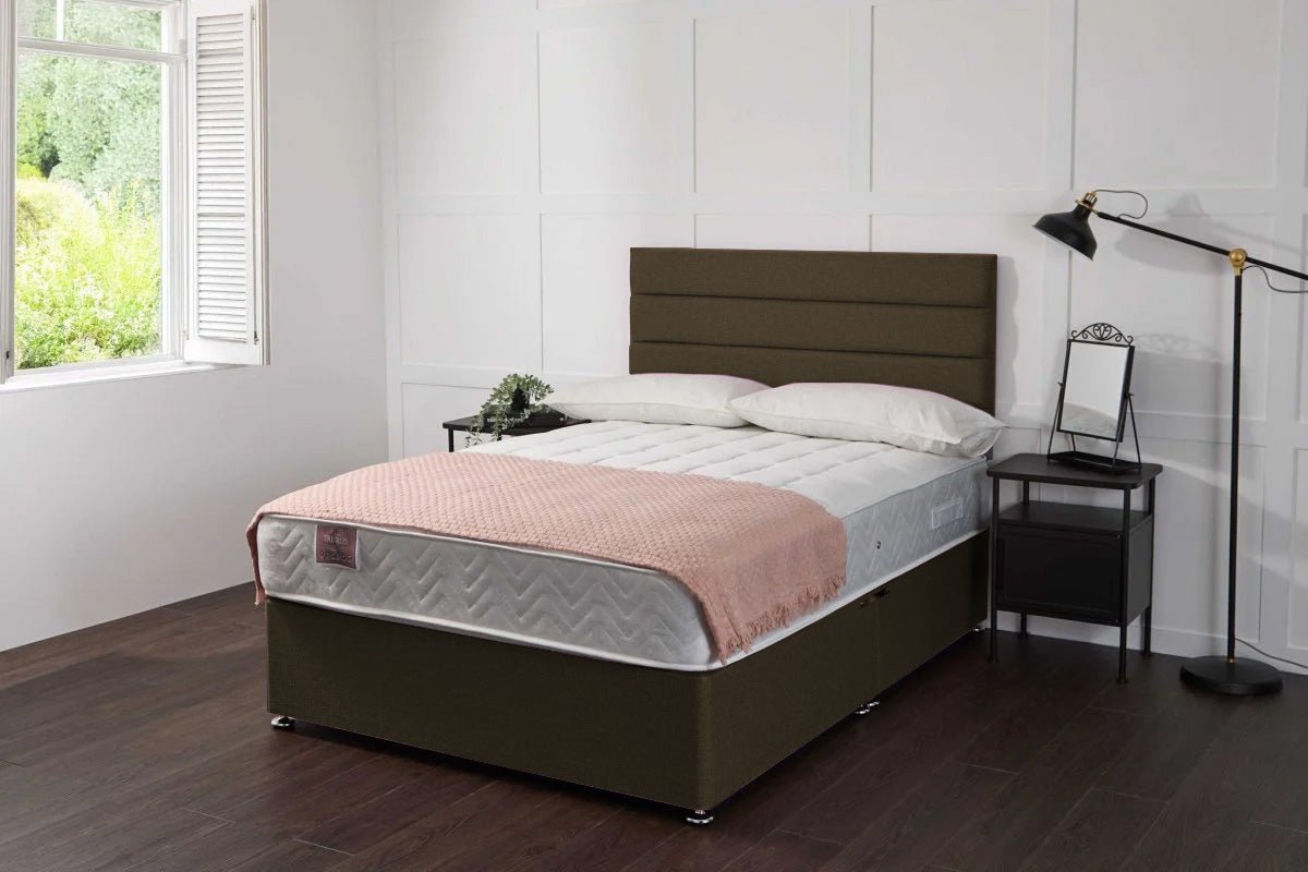 Taurus Bed Set With 1000 Pocket Sprung Mattress colours - Divan Bed With Mattress - Midas Beds