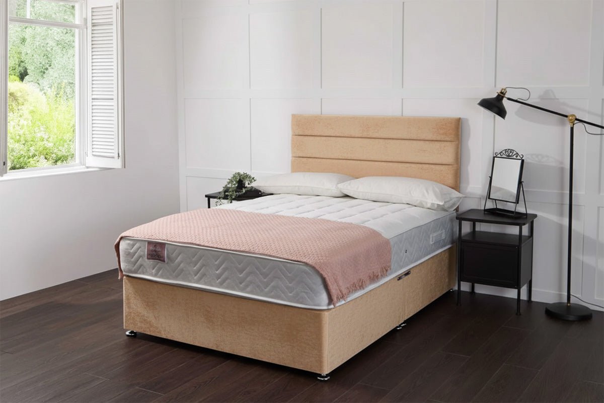 Taurus Bed Set With 1000 Pocket Sprung Mattress colours - Divan Bed With Mattress - Midas Beds