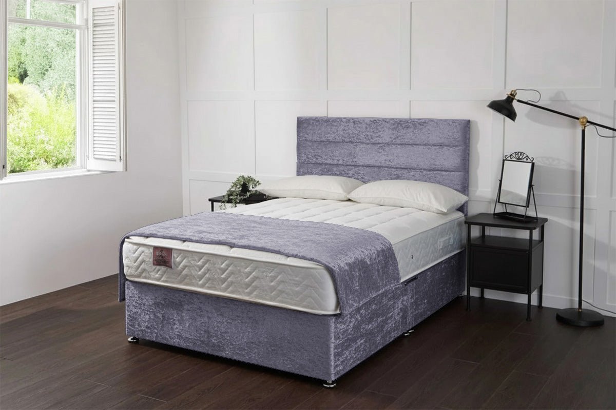 Taurus Bed Set With 1000 Pocket Sprung Mattress colours - Divan Bed With Mattress - Midas Beds