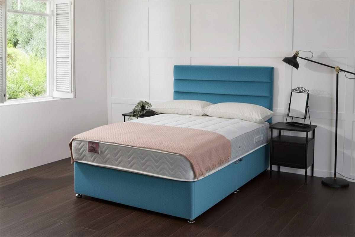 Taurus Bed Set With 1000 Pocket Sprung Mattress colours - Divan Bed With Mattress - Midas Beds