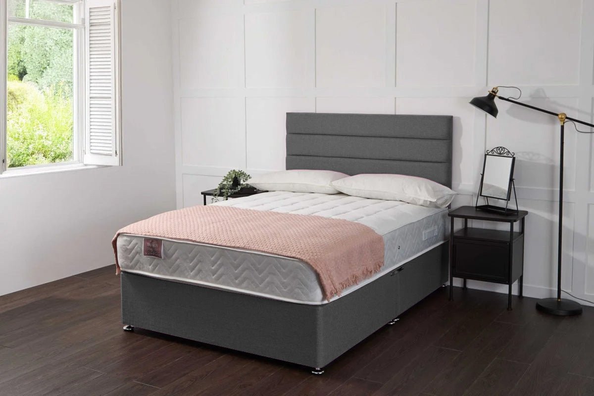 Taurus Bed Set With 1000 Pocket Sprung Mattress colours - Divan Bed With Mattress - Midas Beds