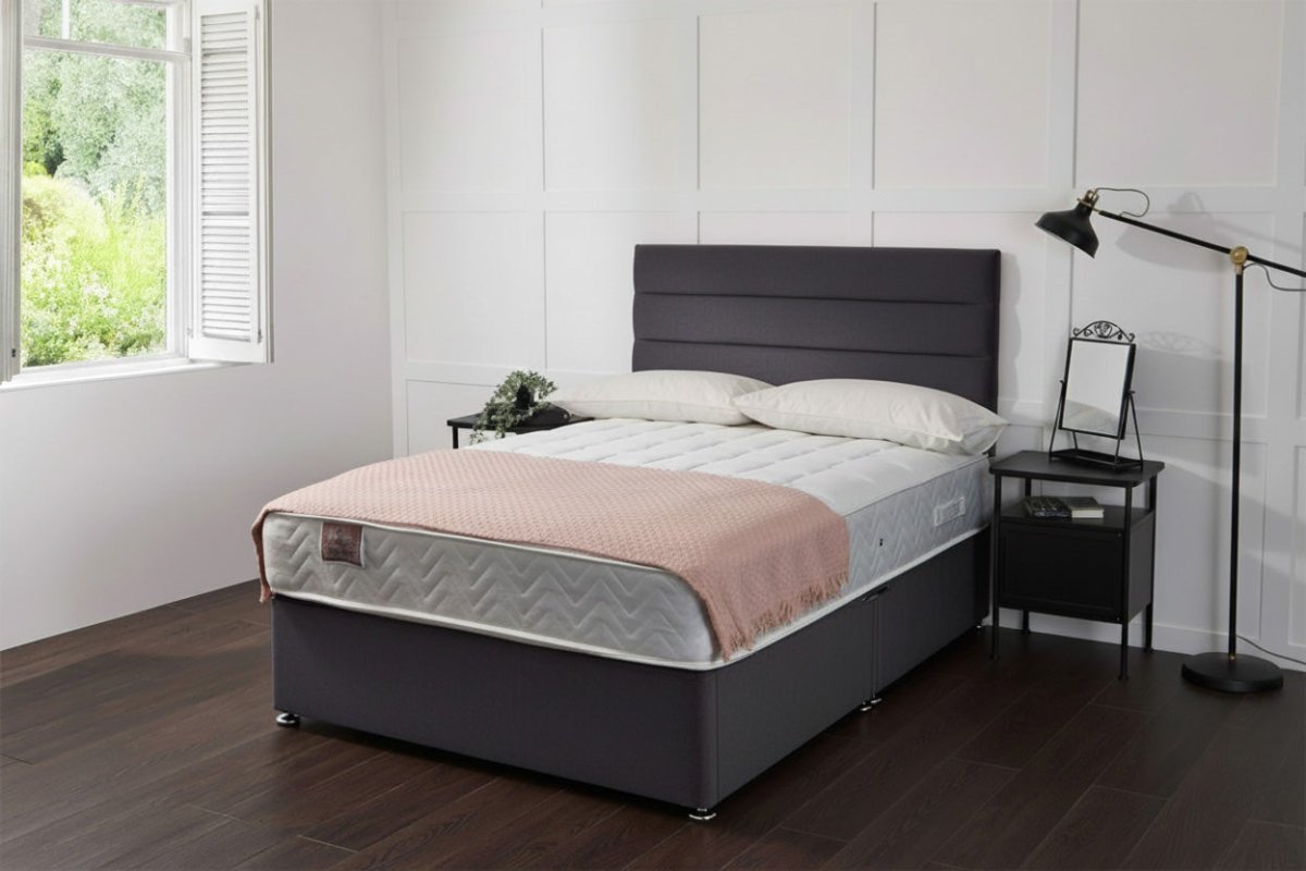 Taurus Bed Set With 1000 Pocket Sprung Mattress colours - Divan Bed With Mattress - Midas Beds