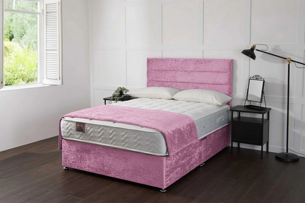 Taurus Bed Set With 1000 Pocket Sprung Mattress colours - Divan Bed With Mattress - Midas Beds