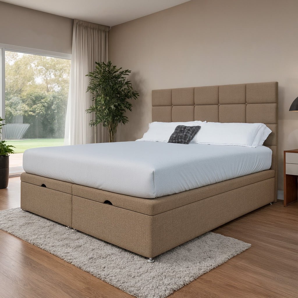 Venice End Lift Ottoman Divan Bed - Ottoman - Midas Beds