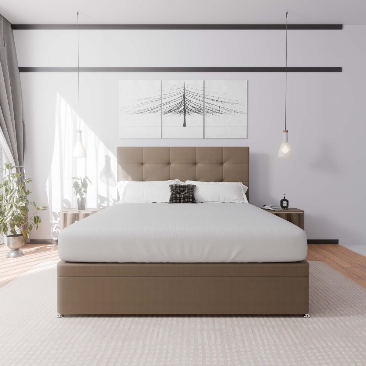 Venice Side Lift Ottoman Divan Bed - Ottoman - Midas Beds