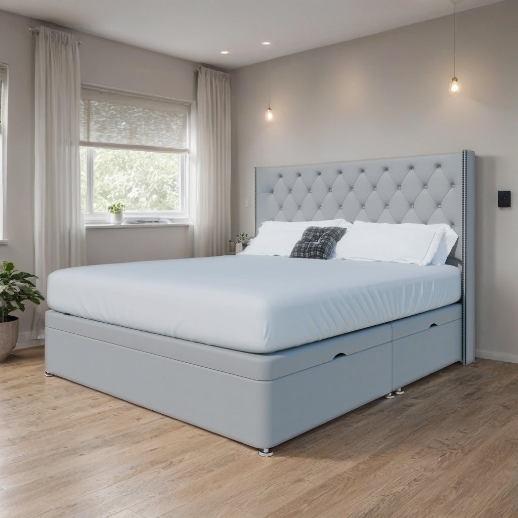 Washington Winged Side Lift Ottoman Divan Bed - Ottoman - Midas Beds